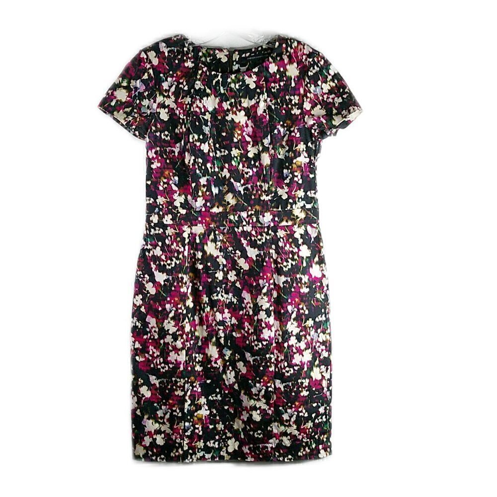 French Connection - Short Sleeve Watercolor Dress - Size 8